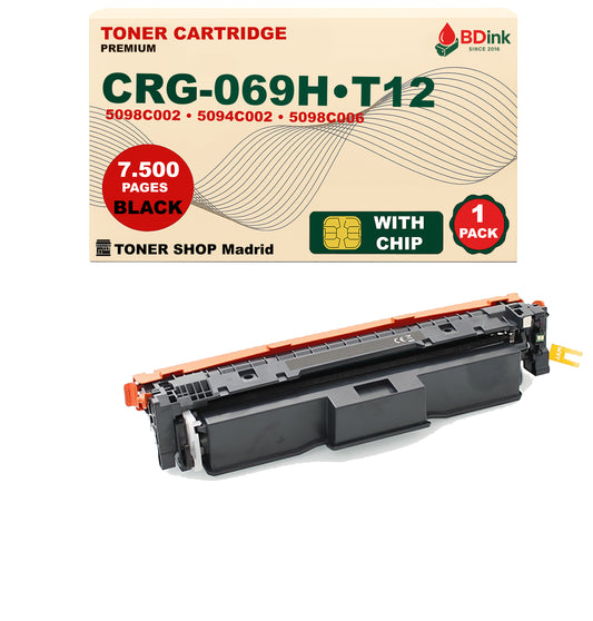 BDink Tóner Compatible Canon 069H/T12 (CMYK Pack 4)