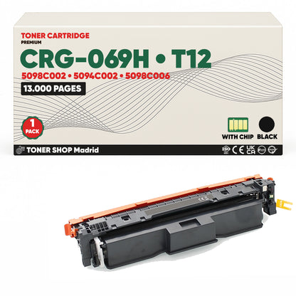 BDink Tóner Compatible Canon 069H/T12 (CMYK Pack 4)