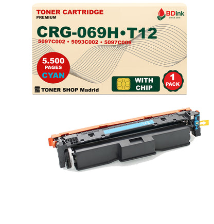 BDink Tóner Compatible Canon 069H/T12 (CMYK Pack 4)