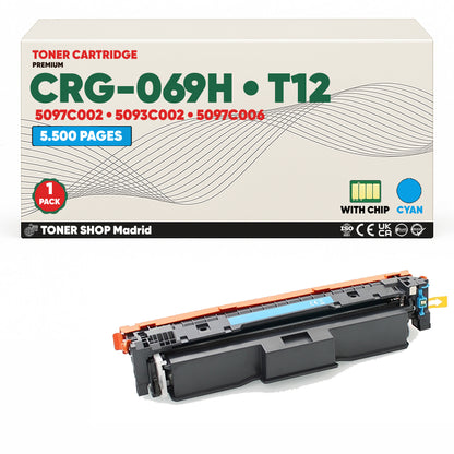 BDink Tóner Compatible Canon 069H/T12 (CMYK Pack 4)