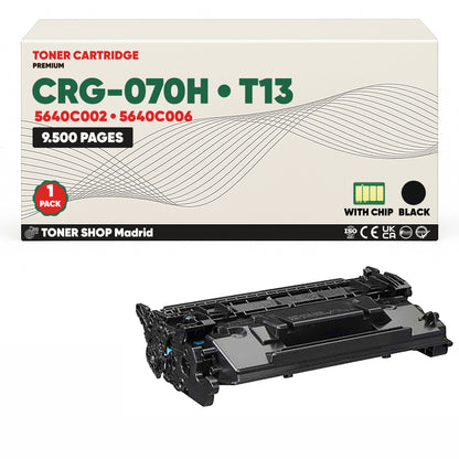 BDink Cartucho Tóner Compatible Canon 070H/T13 Negro