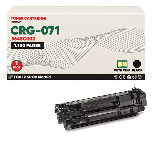 BDink Cartucho Tóner Compatible Canon 071 Negro