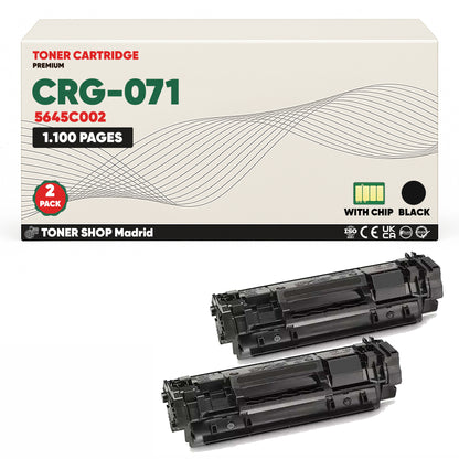 BDink Cartucho Tóner Compatible Canon 071 Negro