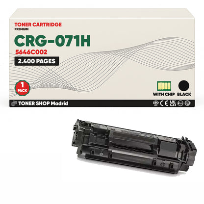 BDink Cartucho Tóner Compatible Canon 071H Negro