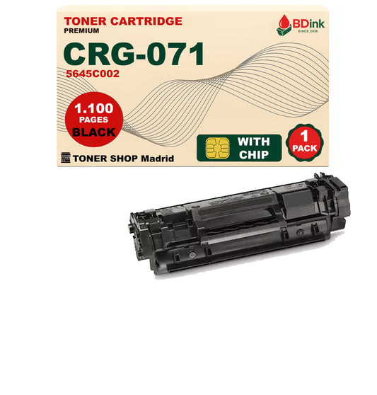 BDink Cartucho Tóner Compatible Canon 071 Negro