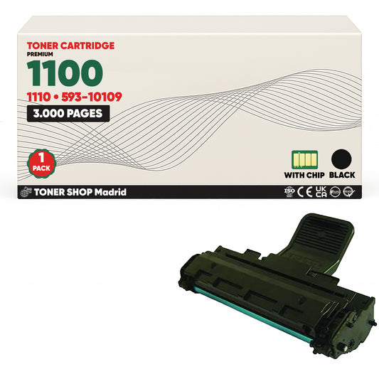 BDink Cartucho Tóner Compatible Dell 1100/1110 Negro