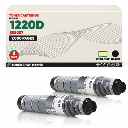 BDink Tóner Compatible Ricoh Type 1220D Negro 888087