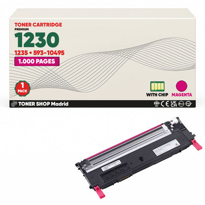 BDink Cartucho/s Tóner Compatible/s Dell 1230 CMYK (Pack 4)