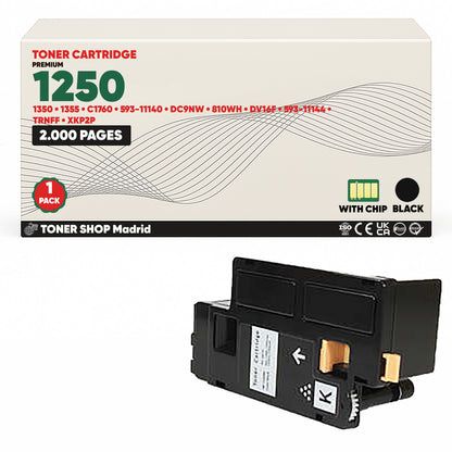BDink Cartucho/s Tóner Compatible/s Dell 1250/1350 CMYK (Pack 4)