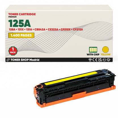 BDink Cartucho Tóner Compatible HP 125A/128A/131A (CMYK Pack 4)