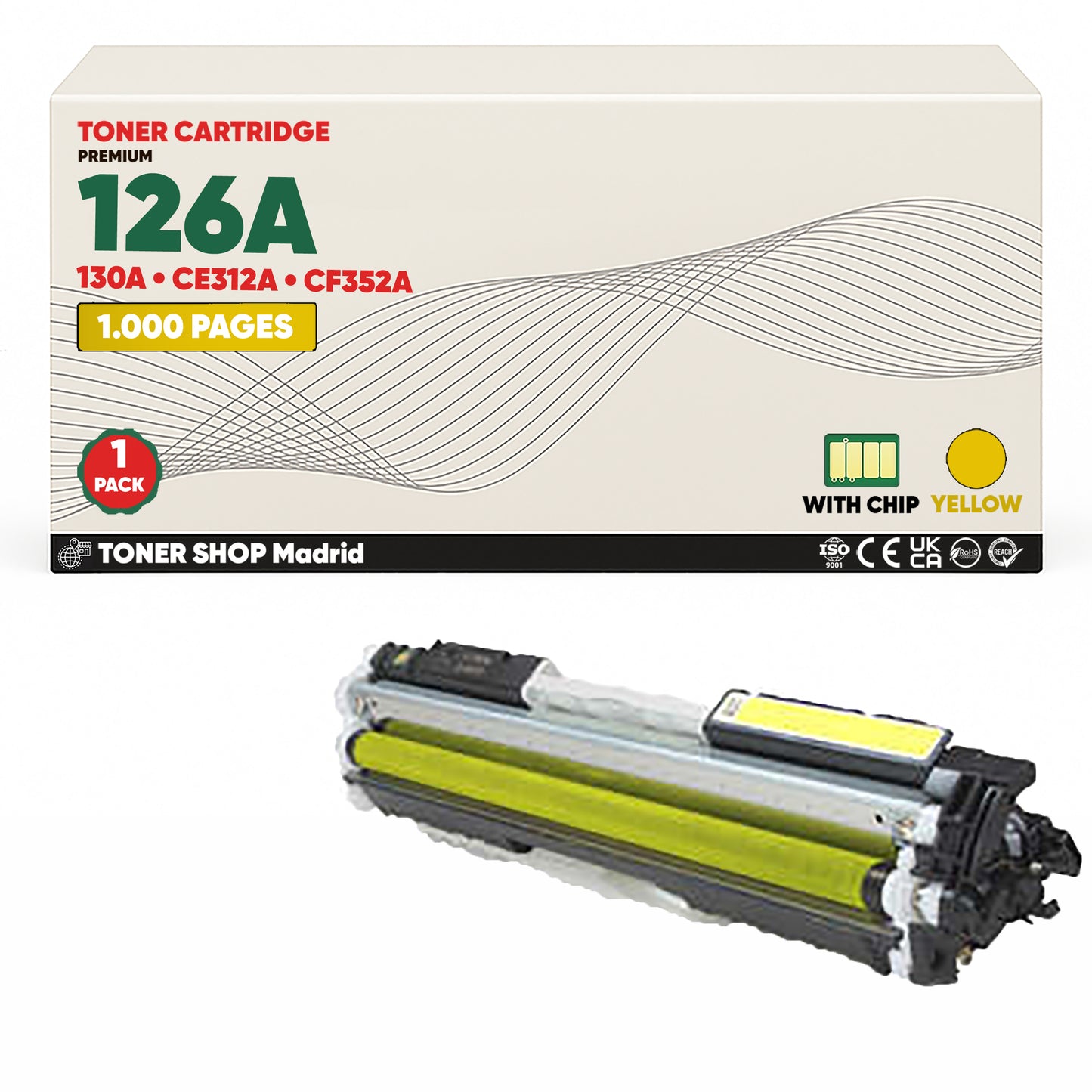 BDink Cartucho Tóner Compatible HP 126A/130A CMYK (Pack 4)