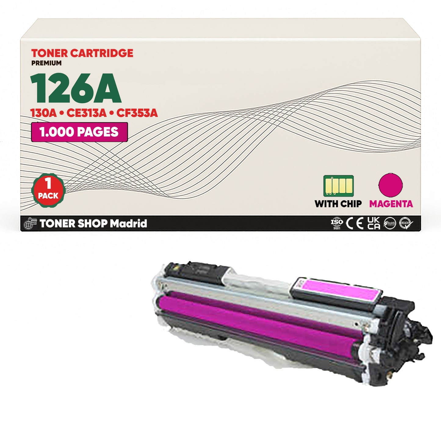 BDink Cartucho Tóner Compatible HP 126A/130A CMYK (Pack 4)