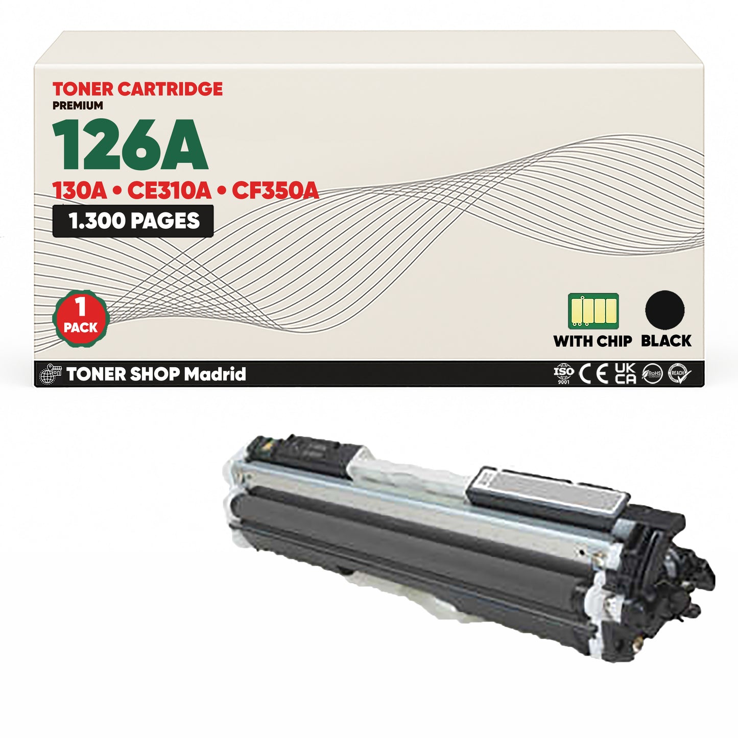 BDink Cartucho Tóner Compatible HP 126A/130A CMYK (Pack 4)