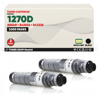 BDink Tóner Compatible Ricoh Type 1270D Negro 888261