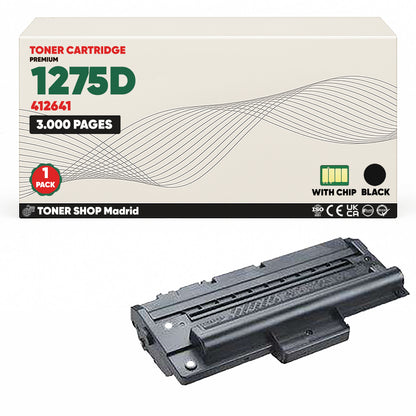BDink Tóner Compatible Ricoh Type 1275D Negro 412641