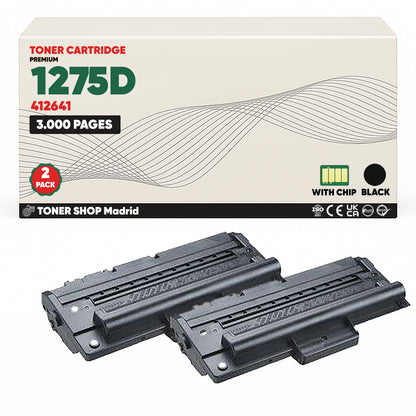 BDink Tóner Compatible Ricoh Type 1275D Negro 412641