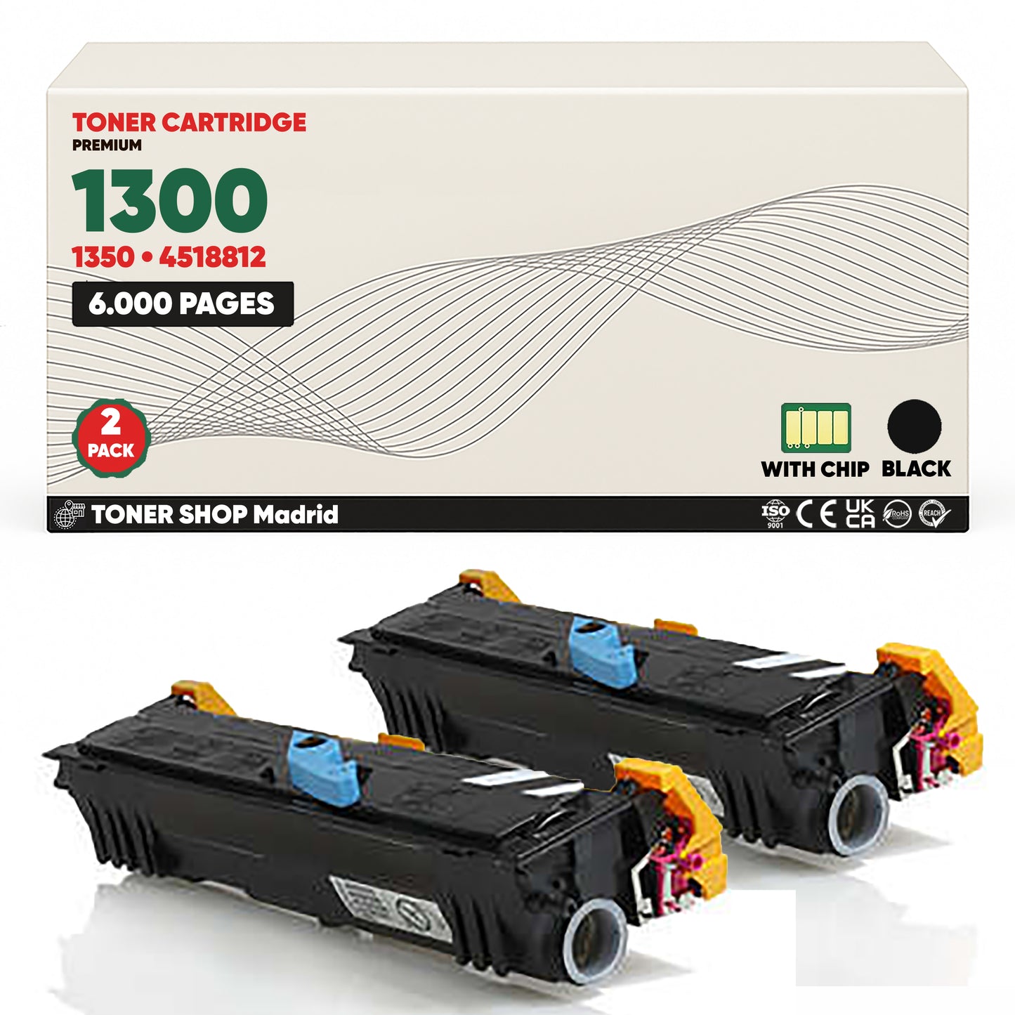 BDink Cartucho Tóner Compatible Konica Minolta 1300/1350 (Pack 1)