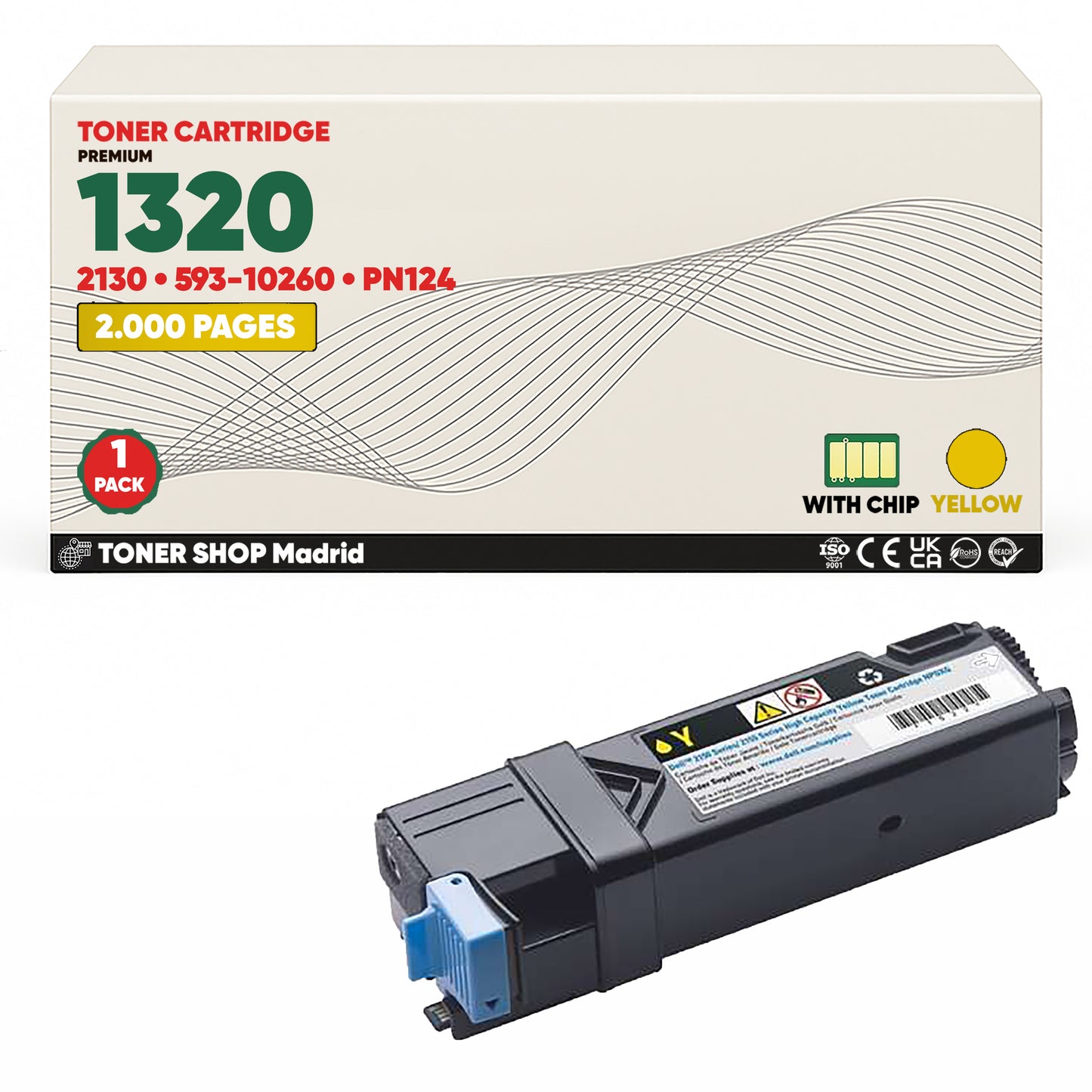 BDink Cartucho/s Tóner Compatible/s Dell 1320/2130 CMYK (Pack 4)