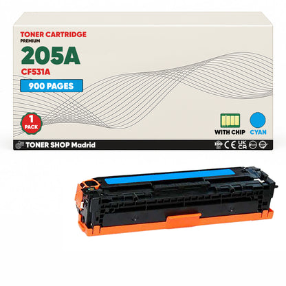 BDink Tóner Compatible HP 205A (Pack 4 CMYK) CF530A CF531A CF532A CF533A