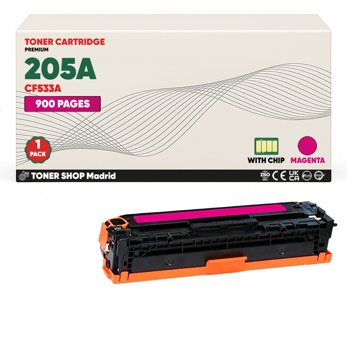 BDink Tóner Compatible HP 205A (Pack 4 CMYK) CF530A CF531A CF532A CF533A
