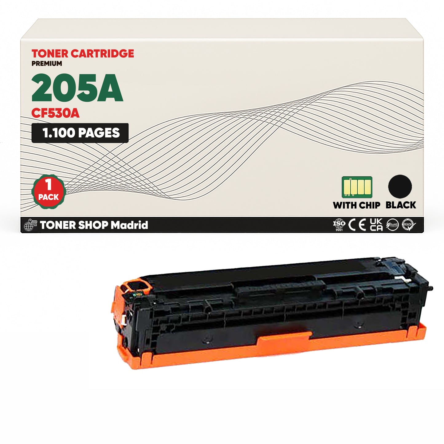 BDink Tóner Compatible HP 205A (Pack 4 CMYK) CF530A CF531A CF532A CF533A