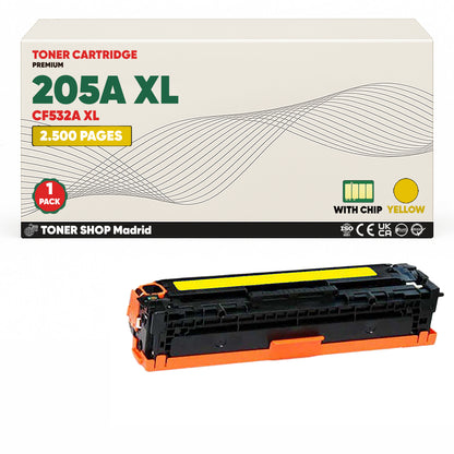 BDink Tóner Compatible HP 205A XL (Pack 4 CMYK) CF530A CF531A CF532A CF533A