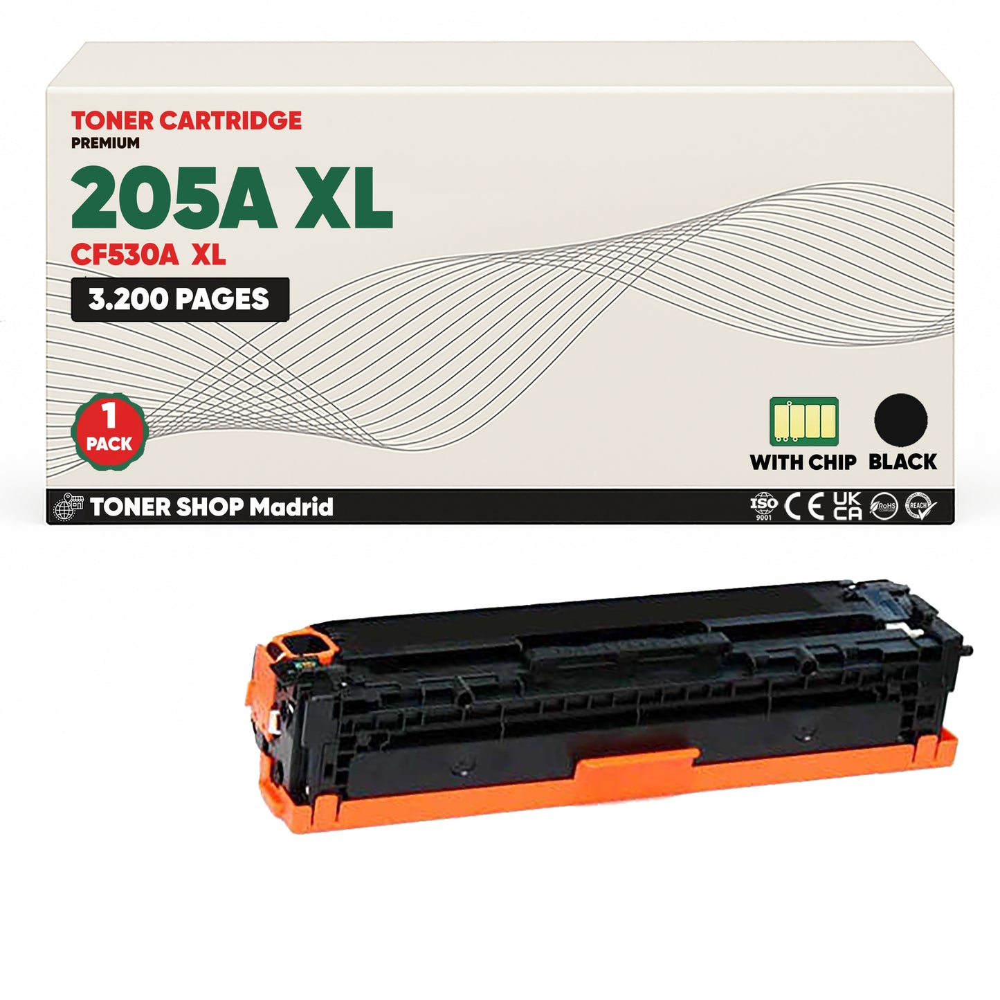 BDink Tóner Compatible HP 205A XL (Pack 4 CMYK) CF530A CF531A CF532A CF533A