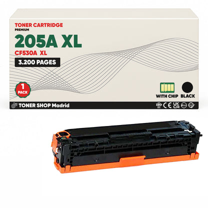 BDink Tóner Compatible HP 205A XL (Pack 4 CMYK) CF530A CF531A CF532A CF533A