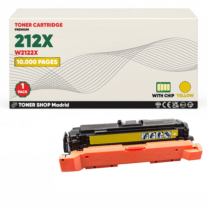 BDink Tóner Compatible HP 212X (Pack 4 CMYK) W2120X W2121X W2122X W2123X