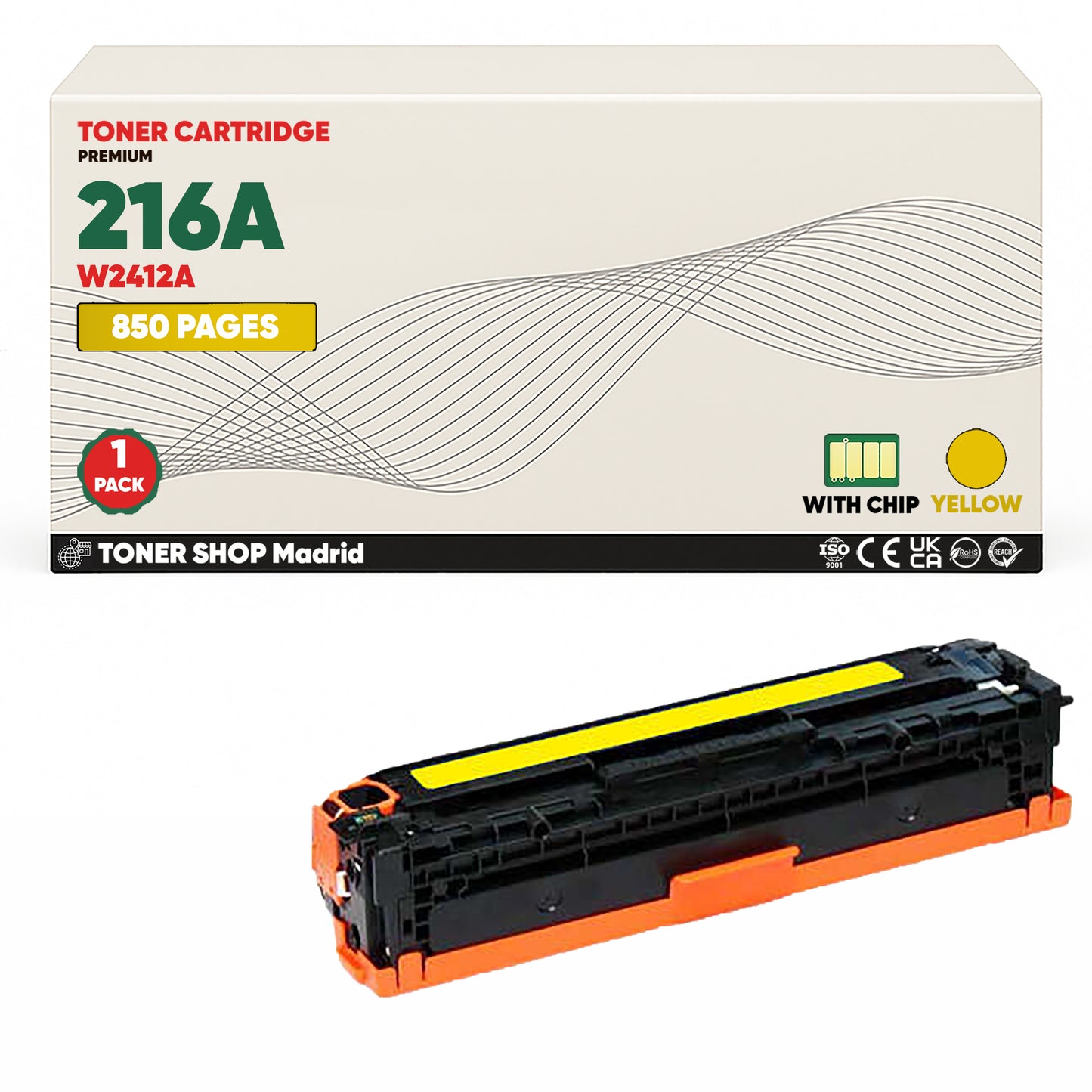 BDink Tóner Compatible HP 216A (Pack 4 CMYK) W2410A W2411A W2412A W2413A