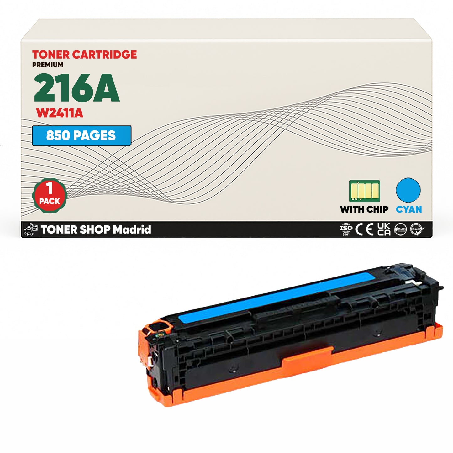 BDink Tóner Compatible HP 216A (Pack 4 CMYK) W2410A W2411A W2412A W2413A