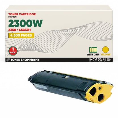 BDink Tóner Compatible Konica Minolta 2300W (Pack 4 CMYK)