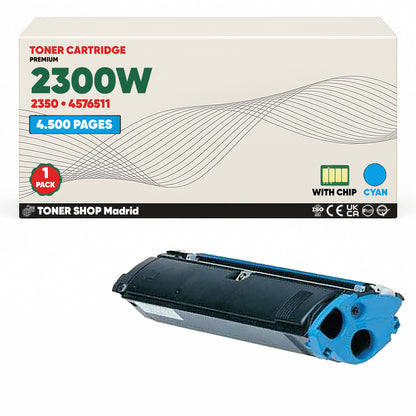BDink Tóner Compatible Konica Minolta 2300W (Pack 4 CMYK)