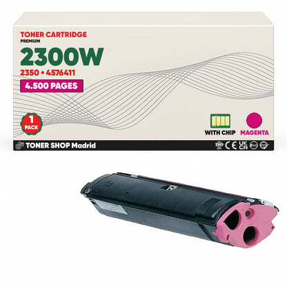 BDink Tóner Compatible Konica Minolta 2300W (Pack 4 CMYK)