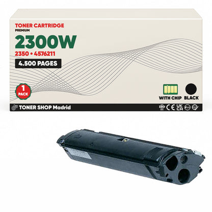 BDink Tóner Compatible Konica Minolta 2300W (Pack 4 CMYK)