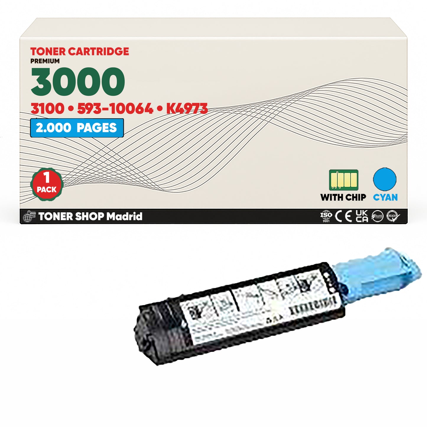 BDink Cartucho/s Tóner Compatible/s Dell 3110/3115 CMY (Pack 4)