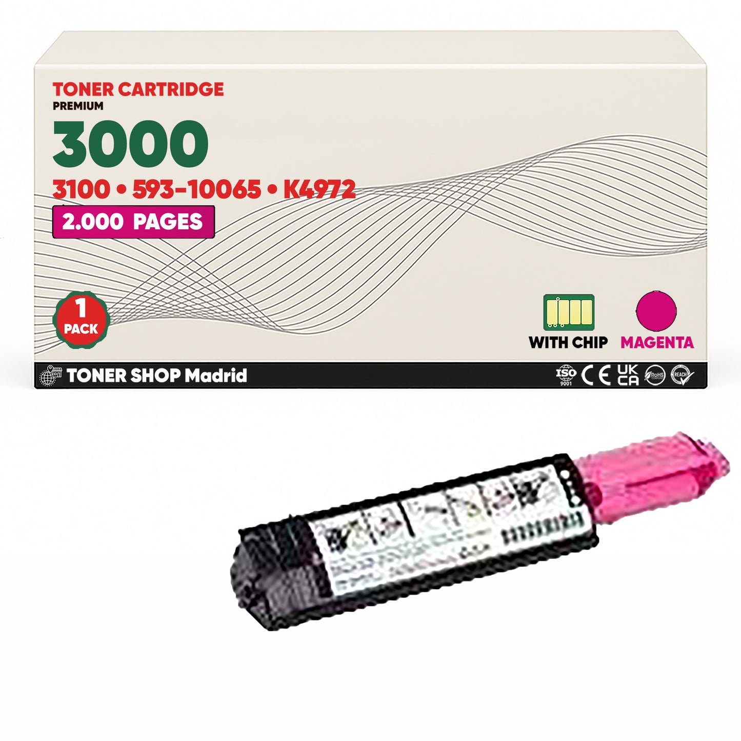 BDink Cartucho/s Tóner Compatible/s Dell 3110/3115 CMY (Pack 4)