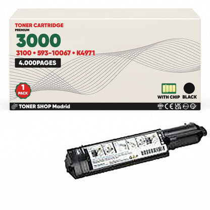 BDink Cartucho/s Tóner Compatible/s Dell 3110/3115 CMY (Pack 4)