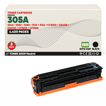 BDink Tóner Compatible HP 305A (Pack 4 CMYK) CC530A CC531A CC532A CC533A