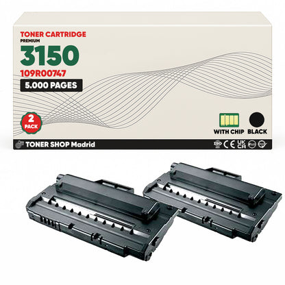 BDink Cartucho Tóner Compatible Xerox Phaser 3150 Negro