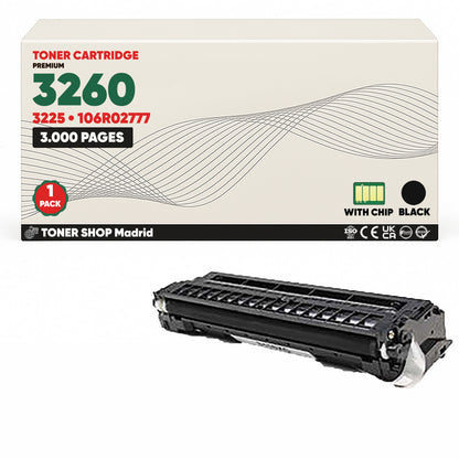 BDink Cartucho Tóner Compatible Xerox Phaser 3260 Negro