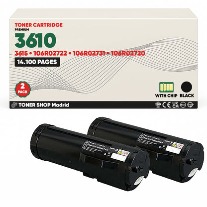 BDink Cartucho Tóner Compatible Xerox Phaser 3610 Negro