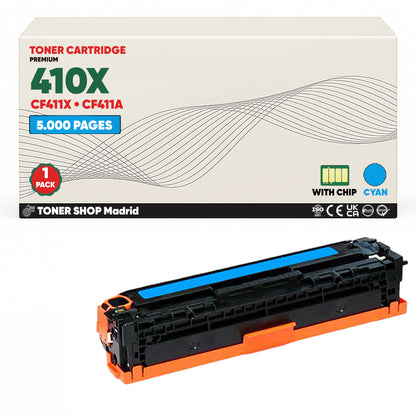 BDink Tóner Compatible HP 410X (Pack 4 CMYK) CF410X CF411X CF412X CF413X