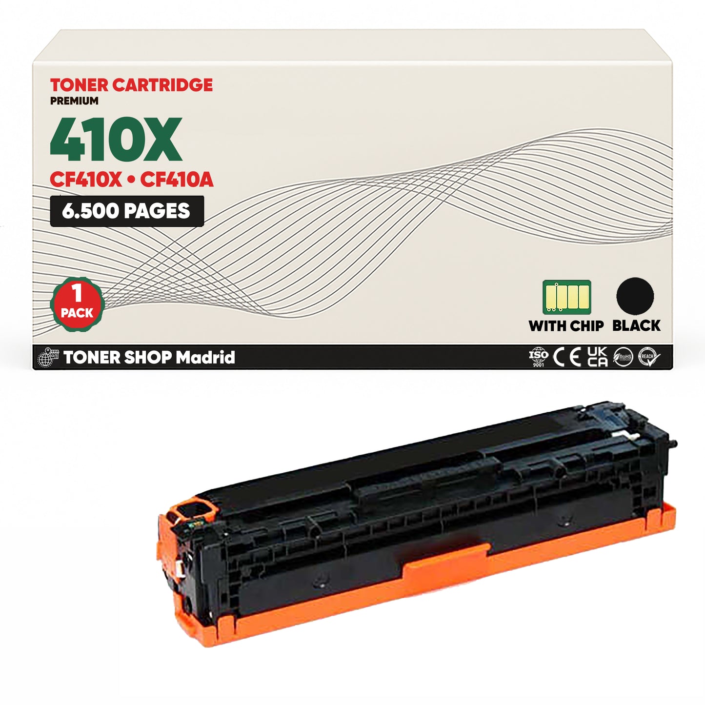 BDink Tóner Compatible HP 410X (Pack 4 CMYK) CF410X CF411X CF412X CF413X