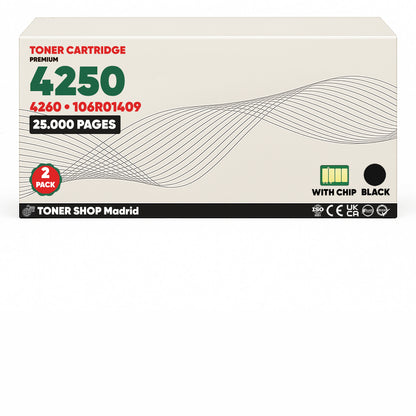 BDink Cartucho Tóner Compatible Xerox WorkCentre 4250/4260 Negro