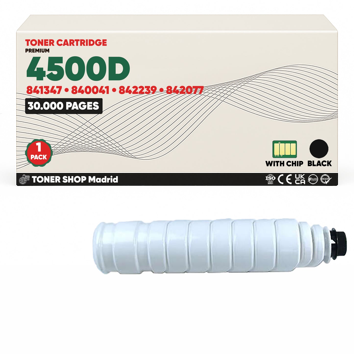 BDink Tóner Compatible Ricoh Type 4500D Negro 841347/840041