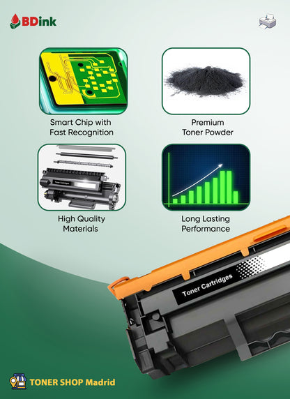 BDink Tóner Compatible HP 106A Negro W1106A
