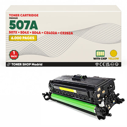 BDink Cartucho Tóner Compatible HP 507A/504A CMYK (Pack 4)