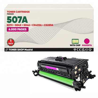 BDink Cartucho Tóner Compatible HP 507A/504A CMYK (Pack 4)