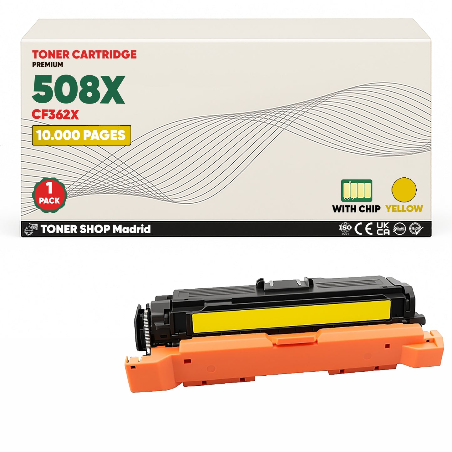 BDink Tóner Compatible HP 508X (Pack 4 CMYK) CF360X CF361X CF362X CF363X